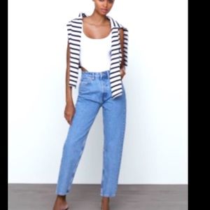 Blue Mom Fit Jeans